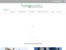 Tablet Screenshot of langstaffandsloan.com